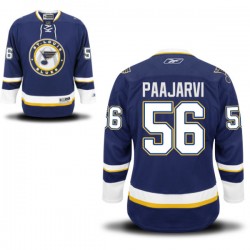 Authentic Reebok Adult Magnus Paajarvi Alternate Jersey - NHL 56 St. Louis Blues