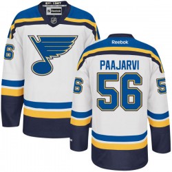 Authentic Reebok Adult Magnus Paajarvi Away Jersey - NHL 56 St. Louis Blues