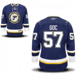 Authentic Reebok Adult Marcel Goc Alternate Jersey - NHL 57 St. Louis Blues