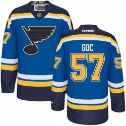 Authentic Reebok Adult Marcel Goc Home Jersey - NHL 57 St. Louis Blues