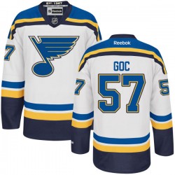 Authentic Reebok Adult Marcel Goc Away Jersey - NHL 57 St. Louis Blues