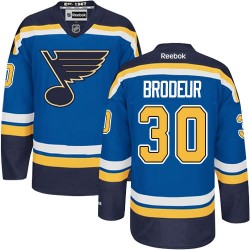 Authentic Reebok Adult Martin Brodeur Home Jersey - NHL 30 St. Louis Blues