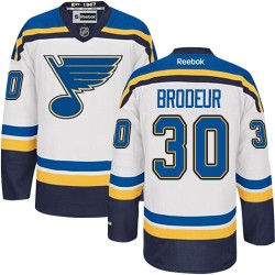Premier Reebok Adult Martin Brodeur Away Jersey - NHL 30 St. Louis Blues