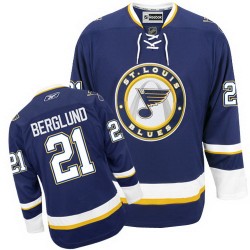 Authentic Reebok Adult Patrik Berglund Third Jersey - NHL 21 St. Louis Blues