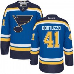 Authentic Reebok Adult Robert Bortuzzo Home Jersey - NHL 41 St. Louis Blues