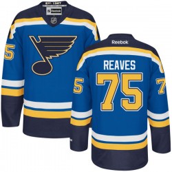 Authentic Reebok Adult Ryan Reaves Home Jersey - NHL 75 St. Louis Blues