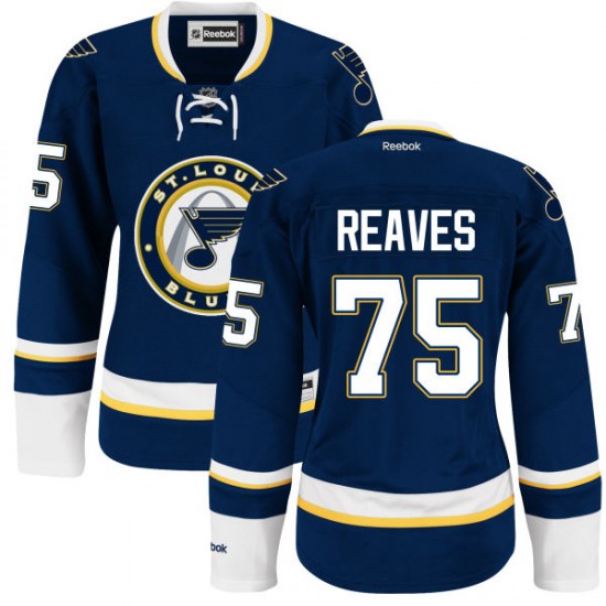 Premier Reebok Women's Ryan Reaves Alternate Jersey - NHL 75 St. Louis ...