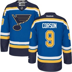 Authentic Reebok Adult Shayne Corson Home Jersey - NHL 9 St. Louis Blues