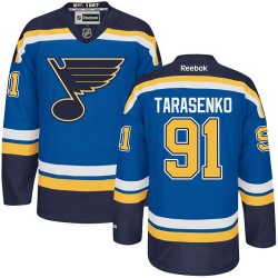 Authentic Reebok Adult Vladimir Tarasenko Home Jersey - NHL 91 St. Louis Blues