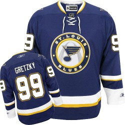 Authentic Reebok Adult Wayne Gretzky Third Jersey - NHL 99 St. Louis Blues