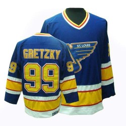 Authentic CCM Adult Wayne Gretzky Throwback Jersey - NHL 99 St. Louis Blues