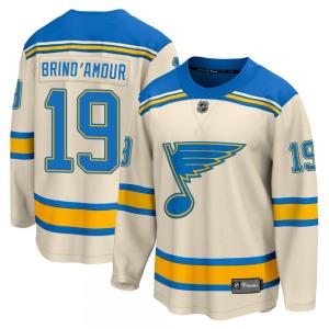 Breakaway Fanatics Branded Youth Rod Brind'amour Cream Rod Brind'Amour 2022 Winter Classic Jersey - NHL St. Louis Blues