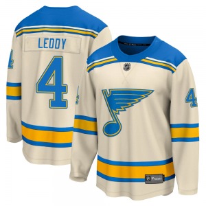 Breakaway Fanatics Branded Youth Nick Leddy Cream 2022 Winter Classic Jersey - NHL St. Louis Blues