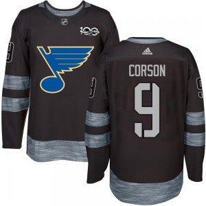 Authentic Youth Shayne Corson Black 1917-2017 100th Anniversary Jersey - NHL St. Louis Blues