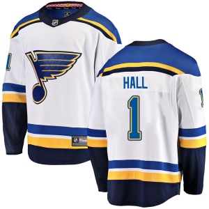 Breakaway Fanatics Branded Youth Glenn Hall White Away Jersey - NHL St. Louis Blues
