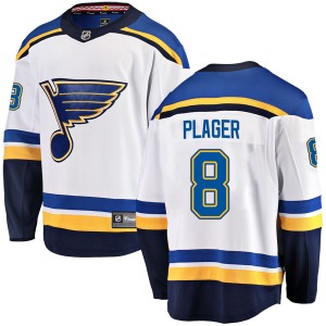 Breakaway Fanatics Branded Youth Barclay Plager White Away Jersey - NHL St. Louis Blues