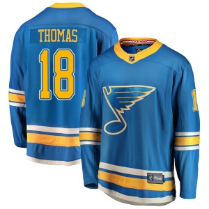 Breakaway Fanatics Branded Youth Robert Thomas Blue Alternate Jersey - NHL St. Louis Blues