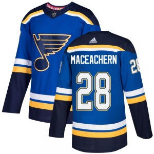 Authentic Adidas Youth MacKenzie MacEachern Blue Mackenzie MacEachern Home Jersey - NHL St. Louis Blues