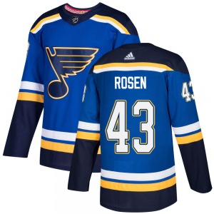 Authentic Adidas Youth Calle Rosen Blue Home Jersey - NHL St. Louis Blues