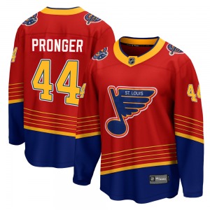 Breakaway Fanatics Branded Youth Chris Pronger Red 2020/21 Special Edition Jersey - NHL St. Louis Blues