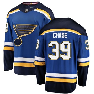 Breakaway Fanatics Branded Youth Kelly Chase Blue Home Jersey - NHL St. Louis Blues