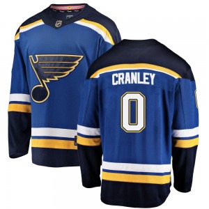 Breakaway Fanatics Branded Youth Will Cranley Blue Home Jersey - NHL St. Louis Blues