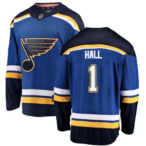 Breakaway Fanatics Branded Youth Glenn Hall Blue Home Jersey - NHL St. Louis Blues