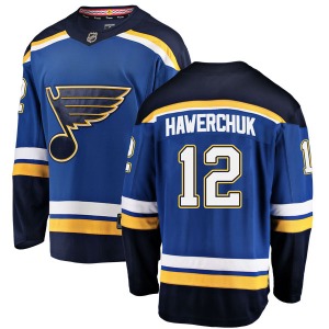 Breakaway Fanatics Branded Youth Dale Hawerchuk Blue Home Jersey - NHL St. Louis Blues
