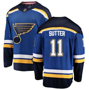 Breakaway Fanatics Branded Youth Brian Sutter Blue Home Jersey - NHL St. Louis Blues