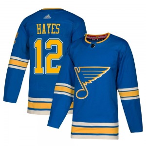 Authentic Adidas Youth Kevin Hayes Blue Alternate Jersey - NHL St. Louis Blues