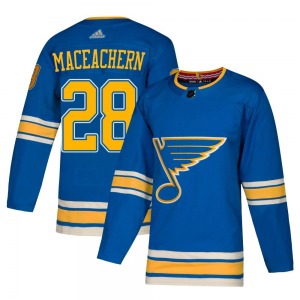 Authentic Adidas Youth MacKenzie MacEachern Blue Mackenzie MacEachern Alternate Jersey - NHL St. Louis Blues