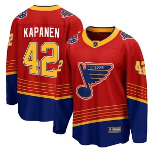 Breakaway Fanatics Branded Adult Kasperi Kapanen Red 2020/21 Special Edition Jersey - NHL St. Louis Blues
