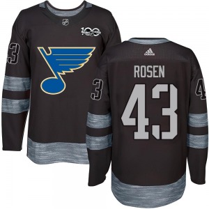 Authentic Youth Calle Rosen Black 1917-2017 100th Anniversary Jersey - NHL St. Louis Blues