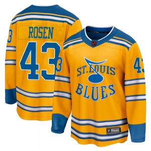 Breakaway Fanatics Branded Youth Calle Rosen Yellow Special Edition 2.0 Jersey - NHL St. Louis Blues