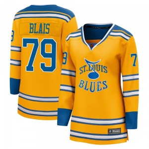 Breakaway Fanatics Branded Women's Sammy Blais Yellow Special Edition 2.0 Jersey - NHL St. Louis Blues