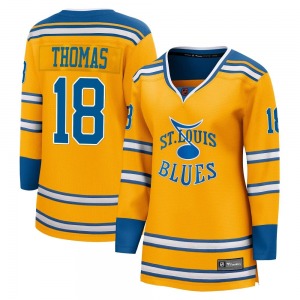 Breakaway Fanatics Branded Women's Robert Thomas Yellow Special Edition 2.0 Jersey - NHL St. Louis Blues