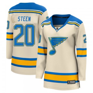 Breakaway Fanatics Branded Women's Alexander Steen Cream 2022 Winter Classic Jersey - NHL St. Louis Blues