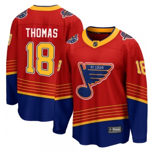 Breakaway Fanatics Branded Youth Robert Thomas Red 2020/21 Special Edition Jersey - NHL St. Louis Blues