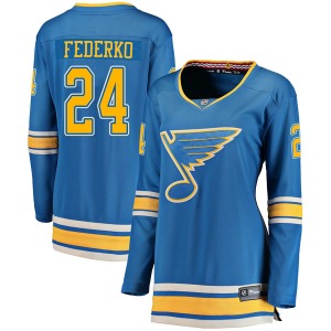 Breakaway Fanatics Branded Women's Bernie Federko Blue Alternate Jersey - NHL St. Louis Blues