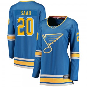 Breakaway Fanatics Branded Women's Brandon Saad Blue Alternate Jersey - NHL St. Louis Blues