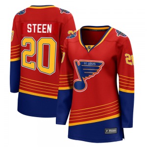 Breakaway Fanatics Branded Women's Alexander Steen Red 2020/21 Special Edition Jersey - NHL St. Louis Blues